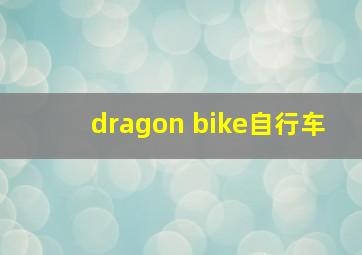 dragon bike自行车